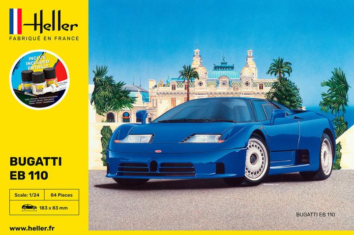 Actual product image Heller Starter Kit Bugatti Eb 110