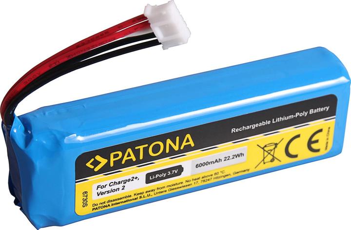 Productafbeelding Patona Batterij JBL Charge 2+ Versie 2015 (Schermbeschermer voor audio toestellen)