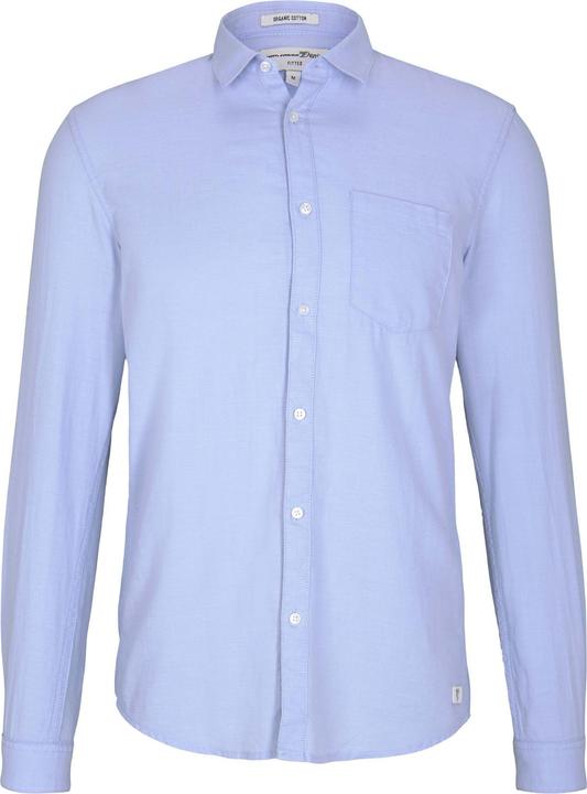 Produktbild Tom Tailor Hemd Shirt fein strukturiert mit Bio Baumwolle (XL)
