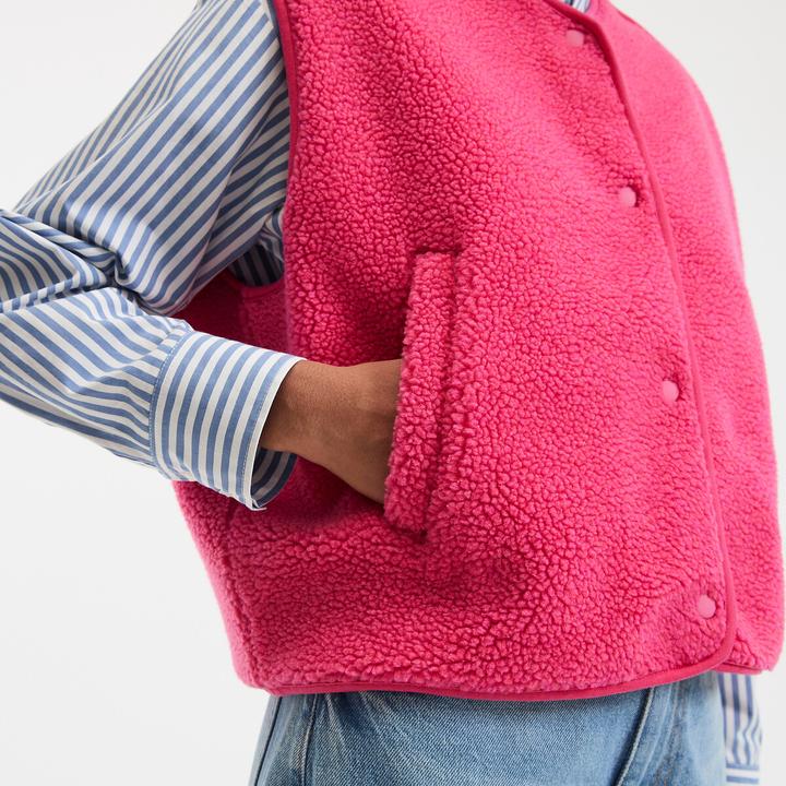 Produktbild La Redoute Collections Ärmellose Oversize-Weste aus Sherpa (M, L)