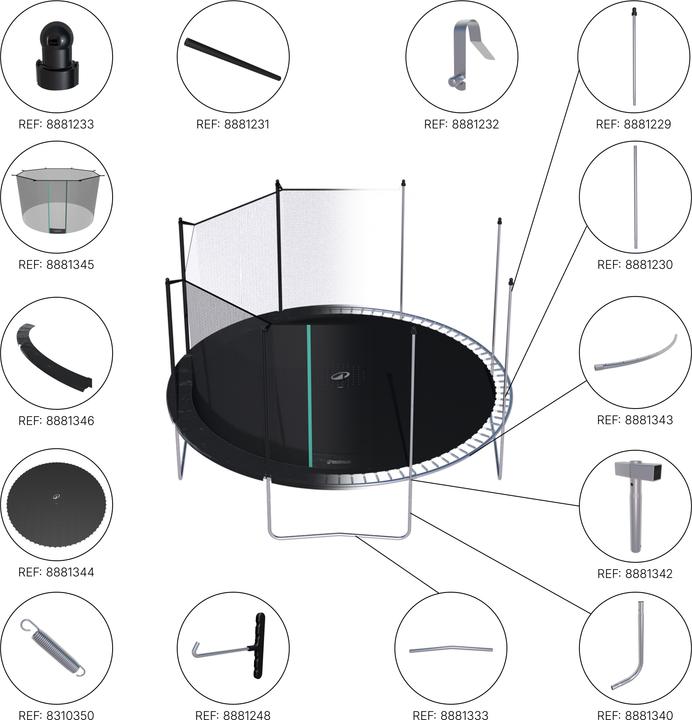 Produktbild Domyos TRAMPOLINE 420