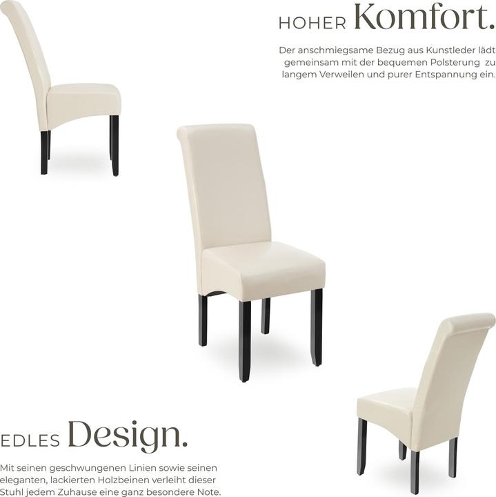 Immagine prodotto tectake 2x Esszimmerstuhl