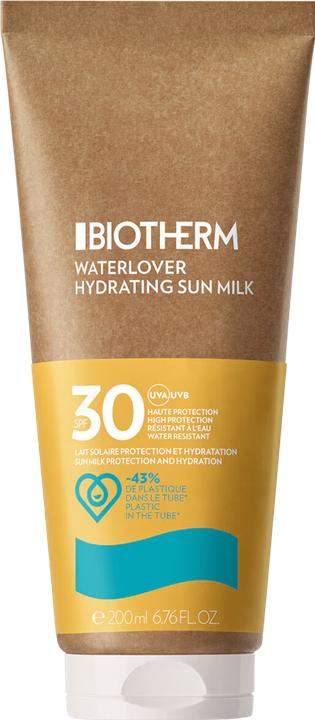 Actual product image Biotherm Waterlover Hydrating Sun Milk (Suntan lotion, SPF 30, 200 ml, 150 g)