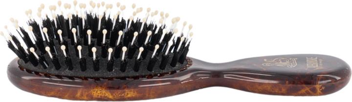 Actual product image Alexandre de paris La Coquette brush boar bristles brown/white