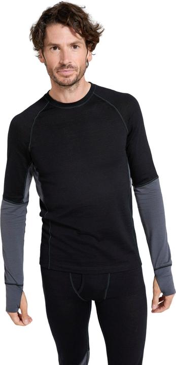 Actual product image Mountain Warehouse Mens Ultra Merino Wool Round Neck Base Layer Top (L)
