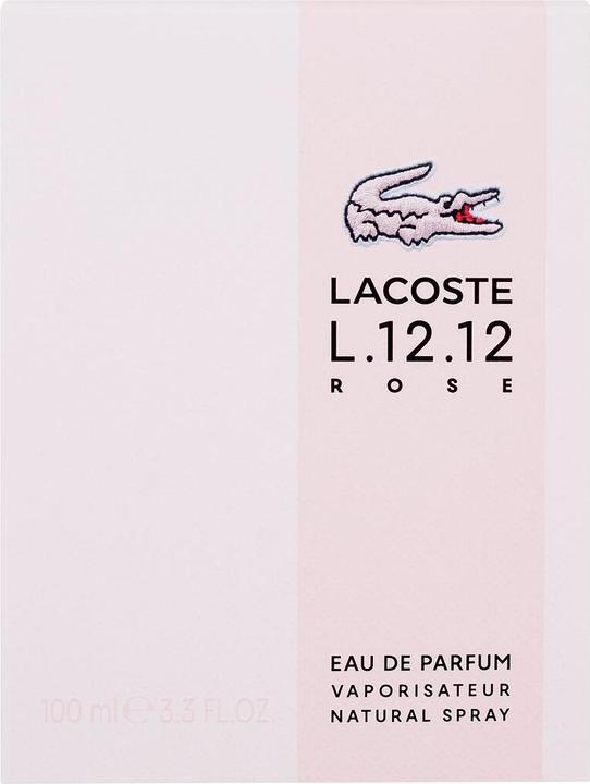 Actual product image Lacoste L.12.12 Rose EDP 100 ml (Eau de parfum, 100 ml)