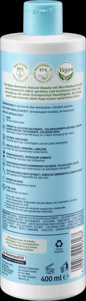 Produktbild dm Balea Natural Beauty Bio-Hibiskus-Extrakt und Cocosmilch (400 ml, Flüssiges Shampoo)