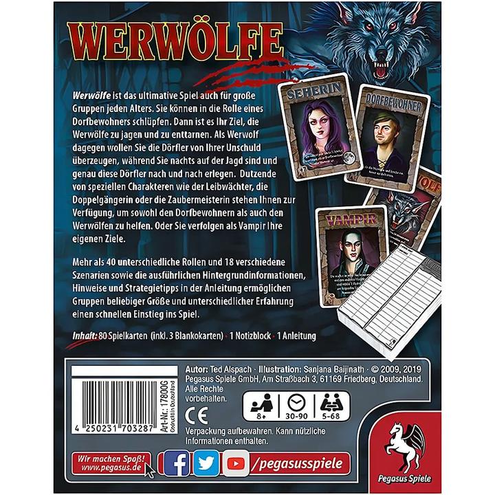 Produktbild Pegasus Werwölfe (Deutsch)