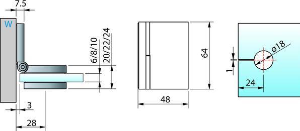 Produktbild Pauli+Sohn Winkelverbinder FLAMEA+ 8199 (Winkelverbinder, 2 Stk.)