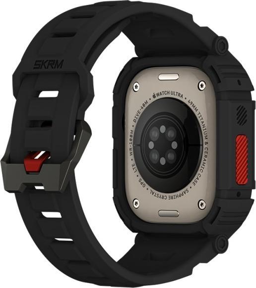Produktbild Skinarma Band+Case Mecha 2in1 Apple Watch 49mm black (TPU)