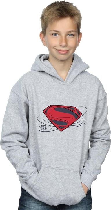 Produktbild Justice League Movie Superman Logo Kapuzenpullover Jungen (140, 146)