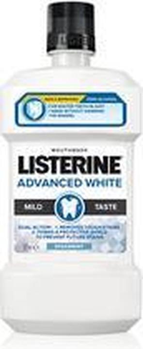 Listerine Lavage de bouche Advanced White Mild Taste (1000 ml, Bains de bouche)