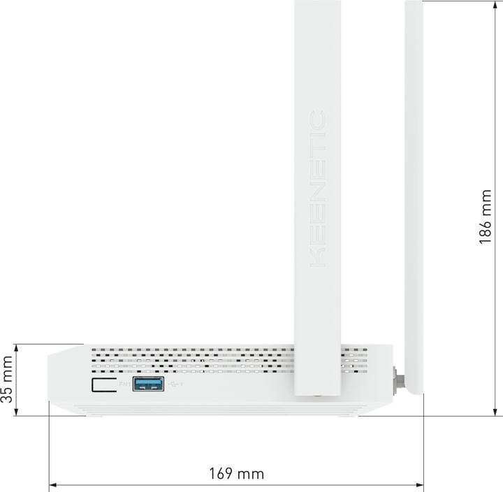 Immagine prodotto Keenetic Router Hopper AX1800 Mesh WiFi 6