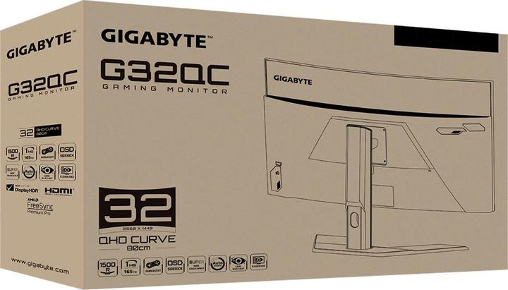 Productafbeelding Gigabyte G32QC A (2560 x 1440 pixels, 31.50")