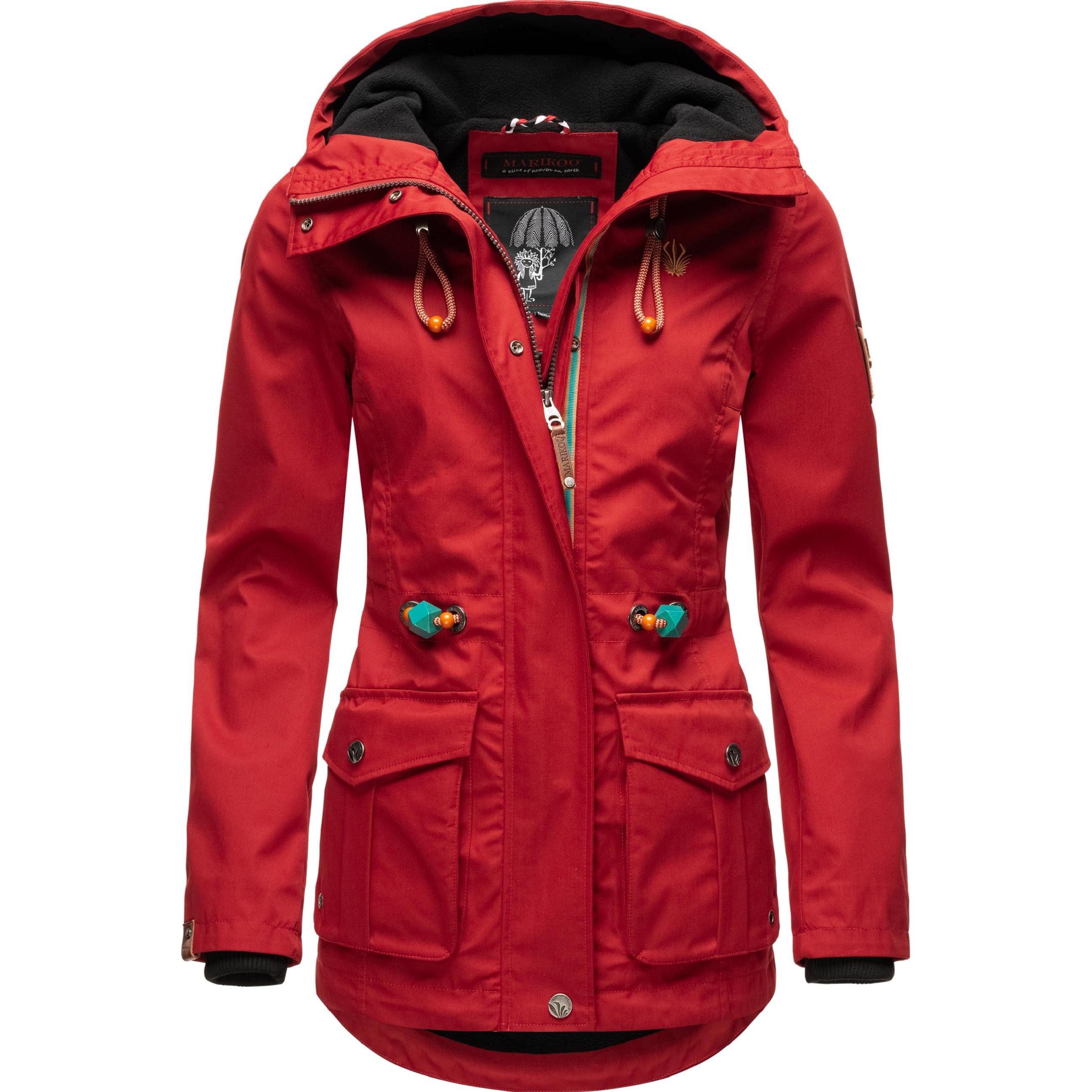 Marikoo, Damen, Jacke, Babetaa (XXL), Rot, XXL