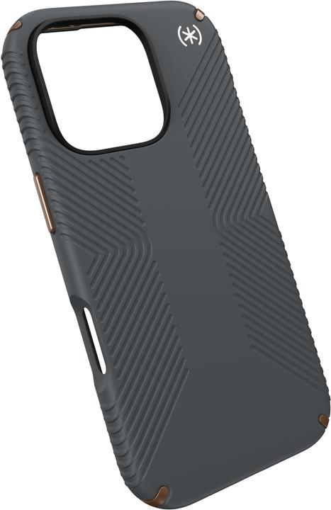 Actual product image speck Presidio2 Grip Apple iPhone 16 Pro Charcoal Grey - with Microban (Apple iPhone 16 Pro)