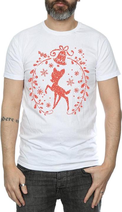 Immagine prodotto Disney Bambi Christmas Wreath Maglietta Uomo (S)