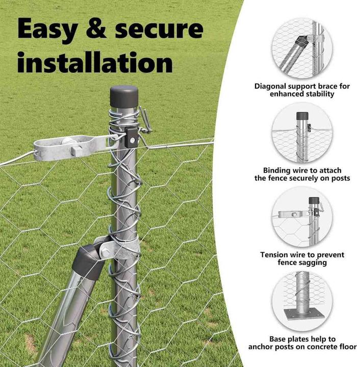 Image du produit vidaXL Gartenzaun