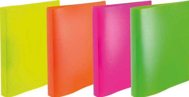 Productafbeelding HERMA Ringband A4 neon doorschijnend (A4, 35 mm, 1 Stuk)