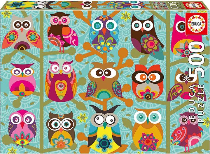 Actual product image Educa Owls puzzle (500 pieces)