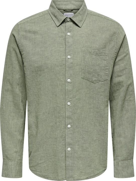 Only & Sons Onscaiden Life Reg Ls 1 Pkt Shirt Noos