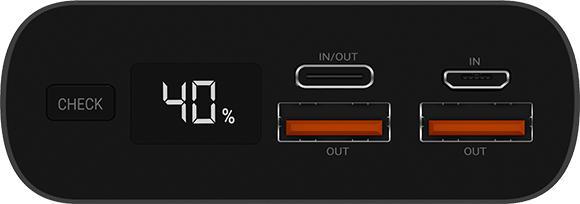 Image du produit Devia Powerbanka Navitel PWR20 AL stÅ™brÃ (20000 mAh, 22.50 W, 74 Wh)
