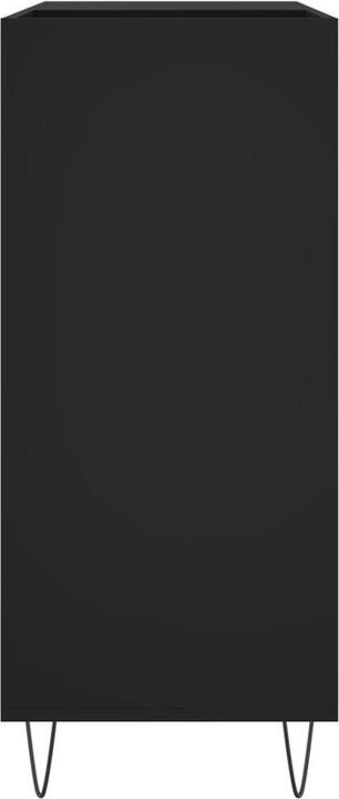 Produktbild vidaXL Plattenschrank Schwarz 84,5x38x89 cm Holzwerkstoff, Farbe