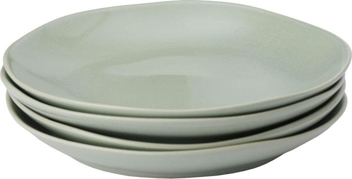 Urbanara Frühstücks- & Dessertteller Capela 4 Stück, 20 cm, Pistache (4 x, 20 cm)