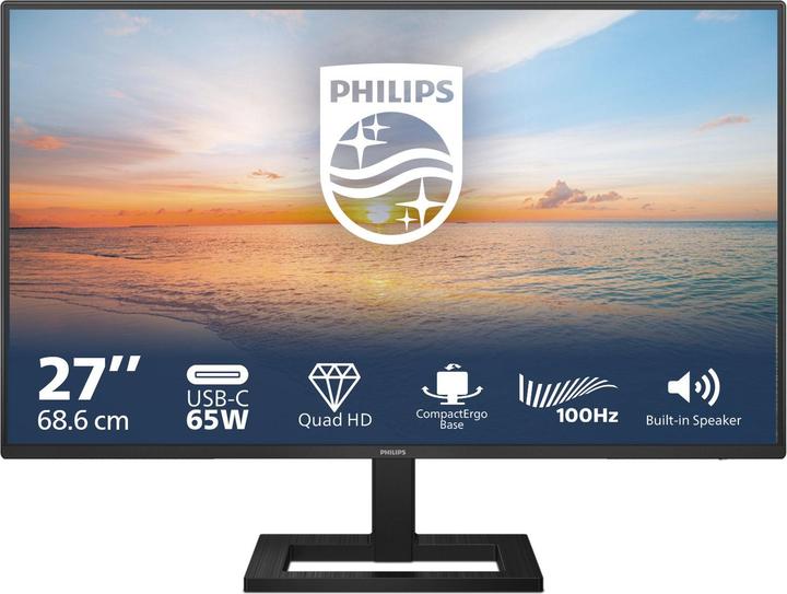 Philips 27E1N1600AE (2560 x 1440 pixels, 27")