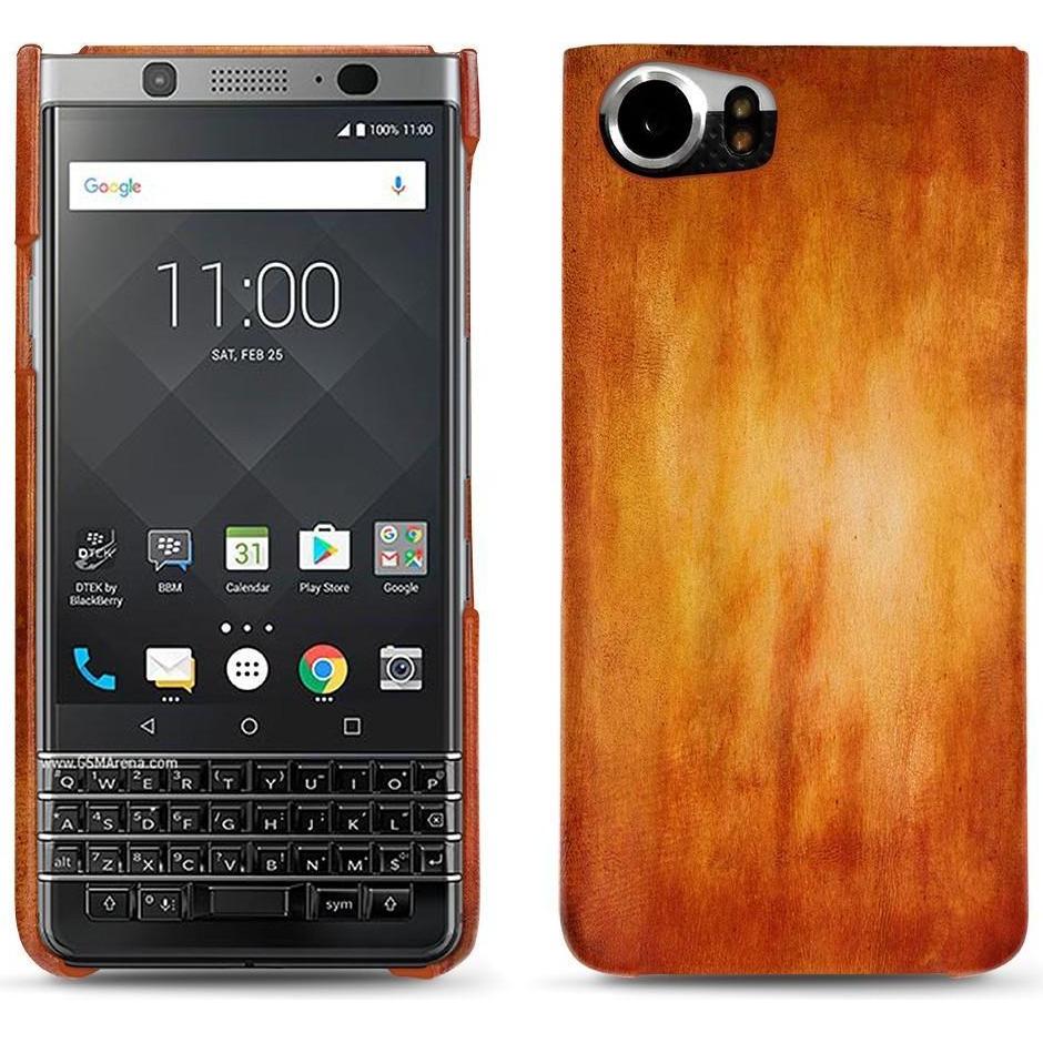 Thumbnail - Noreve Lederschutzhülle (Blackberry KEYone), Smartphone Hülle, Orange