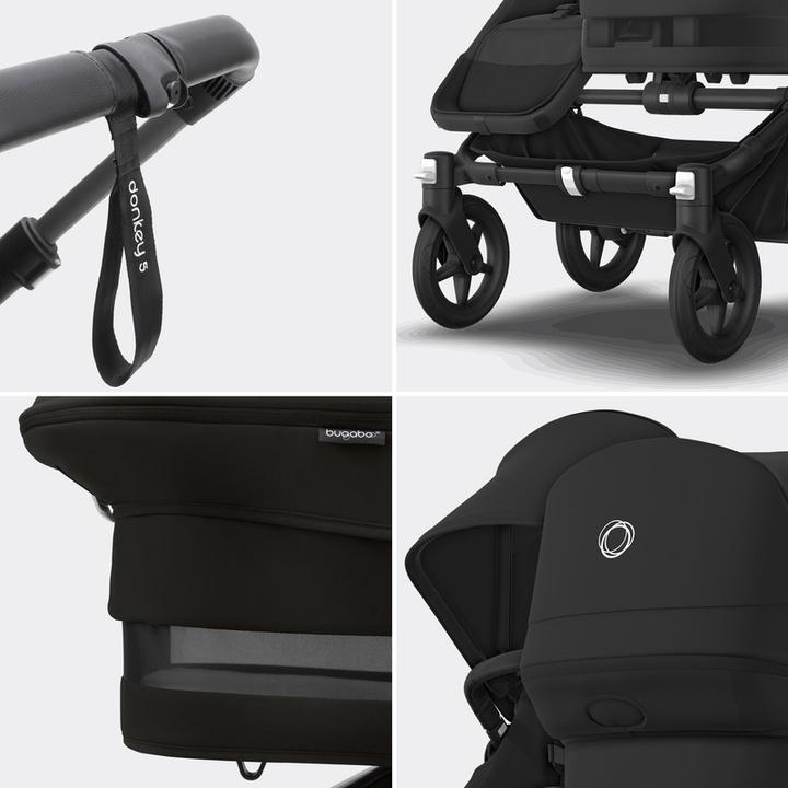 Actual product image Bugaboo Donkey 5 Duo extension set complete, black