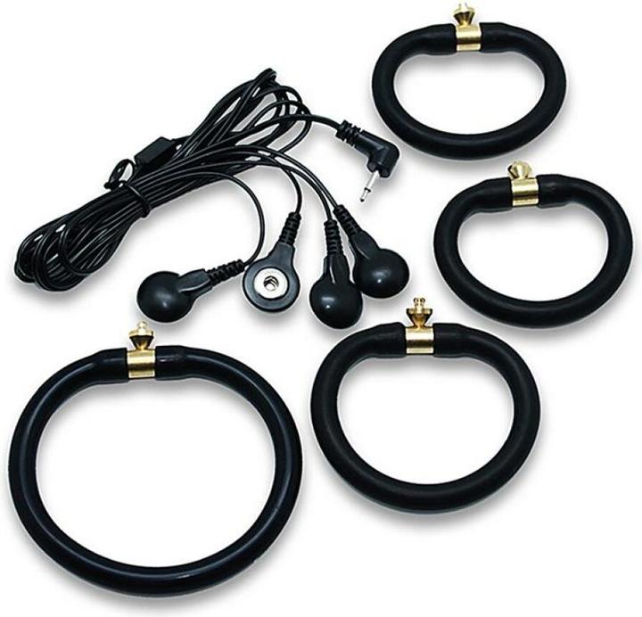 Rimba Elektro Play Siliconen Cockringen, uni polair (4 cm)