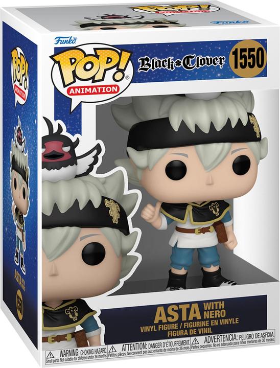 Produktbild Funko Black Clover POP! Animation Vinyl Figur Asta w/Nero 9 cm