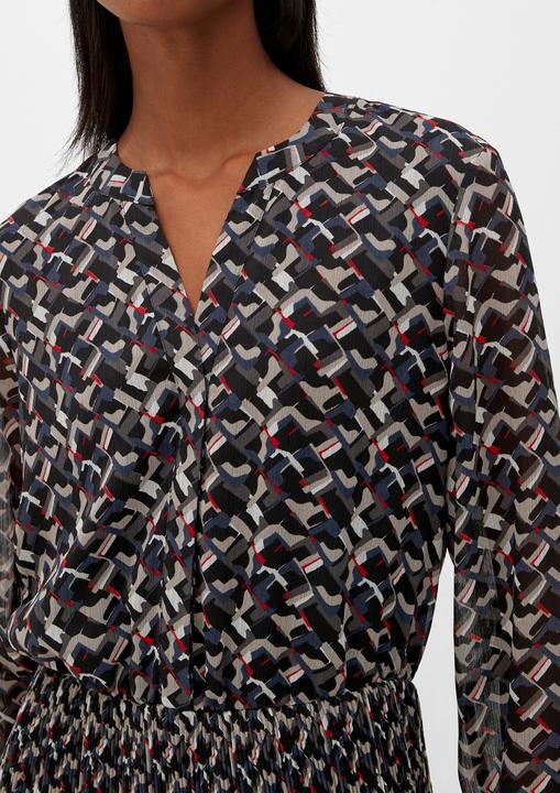 Image du produit s.Oliver Kleid Midikleid mit Plisséefalten (46)