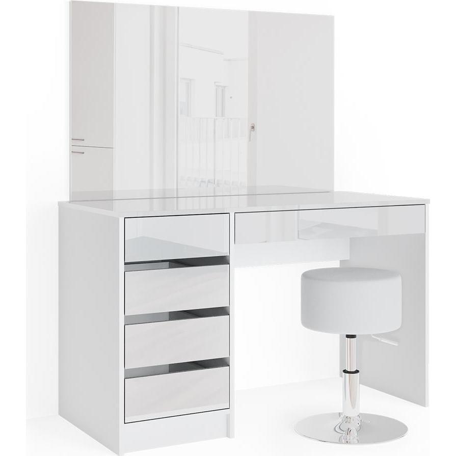 Vicco, Schminktisch, Sherry mit Hocker (120 x 75 x 55 cm)