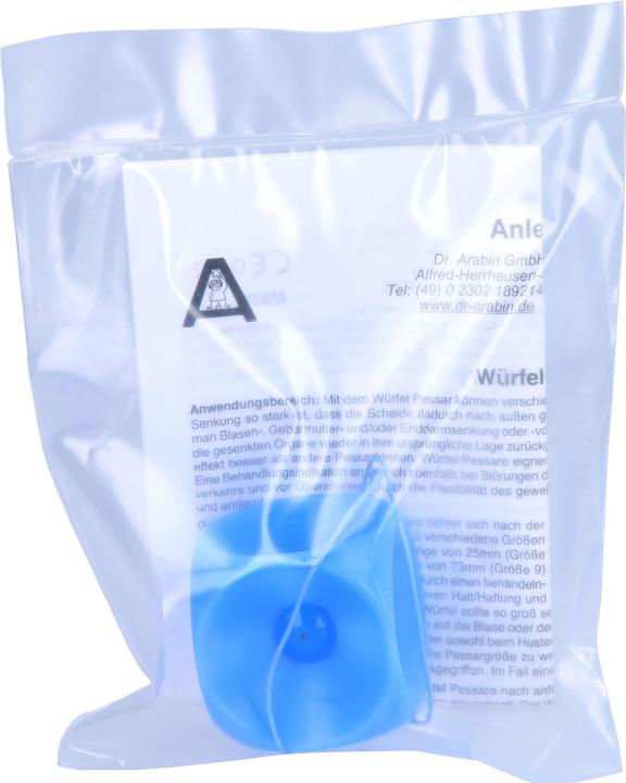 Produktbild Arabin Würfel Pessar Gr3 37mm mit Knopf