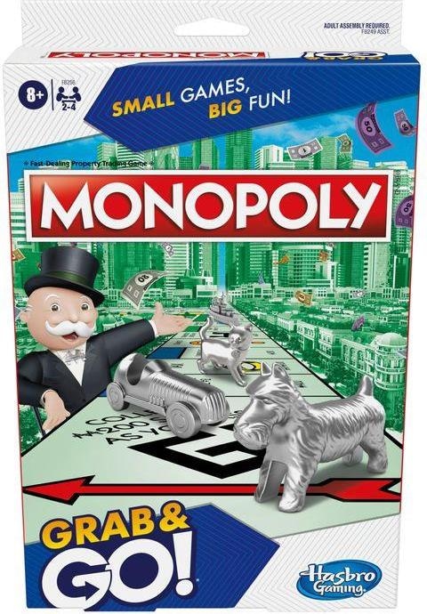 Immagine prodotto Monopoly Gioco Da Tavolo Monopolio Da Viaggio Grab/Go