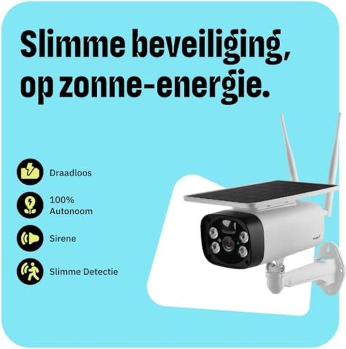 Image du produit Omajin Caméra réseau OMA-OSC-01-UE solaire/batterie/HD/système d'alarme (1920 x 1080 Pixels)