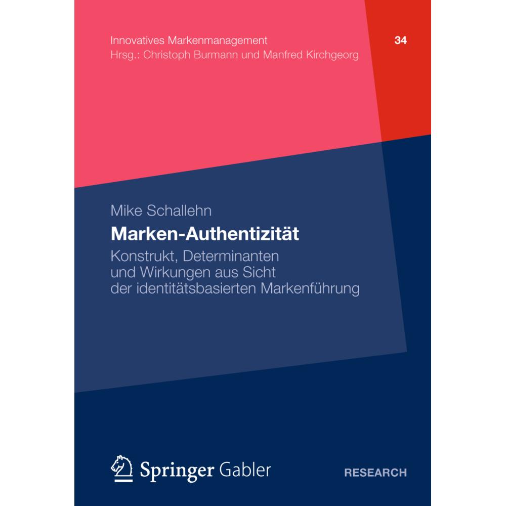 Thumbnail - Marken-Authentizität, Fachbücher von Mike Schallehn