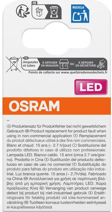 Image du produit Osram LED Leuchtmittel LED STAR MR16 12 V 3.3W/827 GU5.3 Warm weiss 4099854458408 (GU5.3, 3.30 W, 396 lm, 6 x, E)