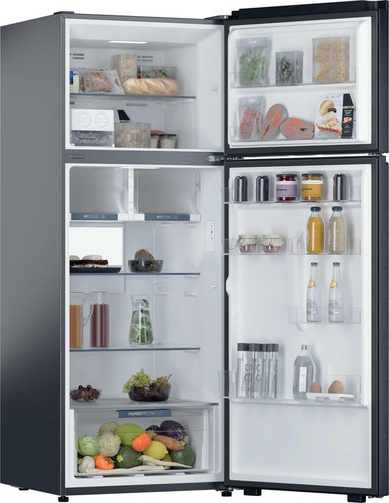 Actual product image Haier HPR5718DNMB FRIGO D.P. D 70CM 464LT BRUSHED BLACK H185 L70 P70 (464 l)