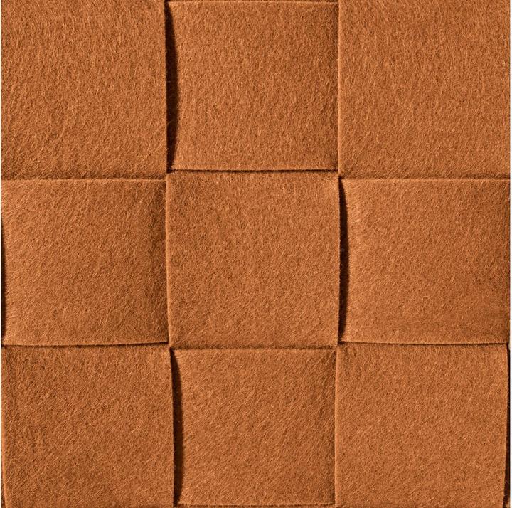 Actual product image N8werk Felt storage basket 40 cm rust brown (1 x, 40 x 30 x 30 cm)