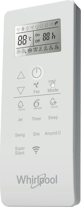 Actual product image Whirlpool SPIW309A2WF Single-split Inverter Air Conditioner 9000 Btu (30 m², 11942.50 BTU/h)