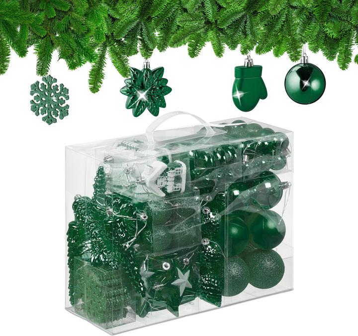 Actual product image Relaxdays christmas bauble (100 -part)