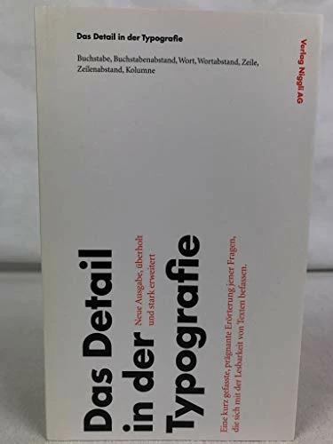 Produktbild Das Detail in der Typografie (Deutsch, Jost Hochuli, 2011)