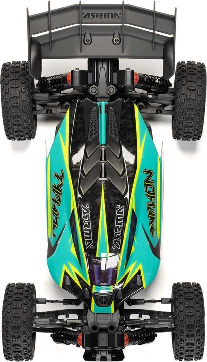 Immagine prodotto Arrma Buggy TYPHON BLX 223S Gelb ARTR, 1:8 (RTR pronto all'uso)