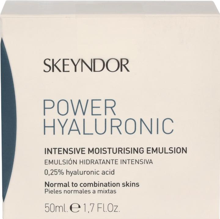Actual product image Skeyndor Power Hyaluronic Intensive Moisturising Emulsion (50 ml, 24h cream)