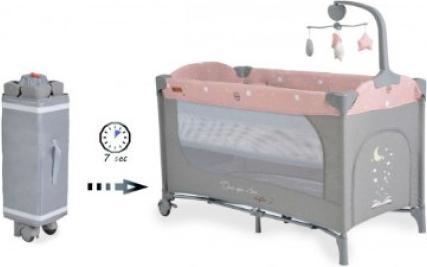 Actual product image Cangaroo Travel cot Once upon a time (60 x 120 cm)