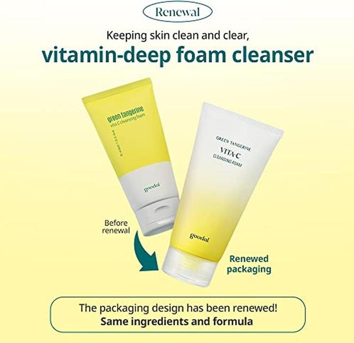 Actual product image Goodal Green Tangerine Vita C Cleansing Foam (Cleansing Foam, 150 ml)