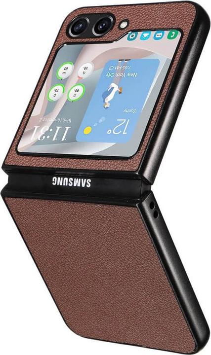 Produktbild Cover-Discount Galaxy Z Flip5 - Hybrid Schutzhülle braun (Samsung Galaxy Z Flip5)